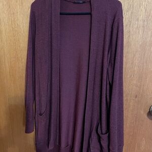 Paper moon Light weight Cranberry Large Cardigan